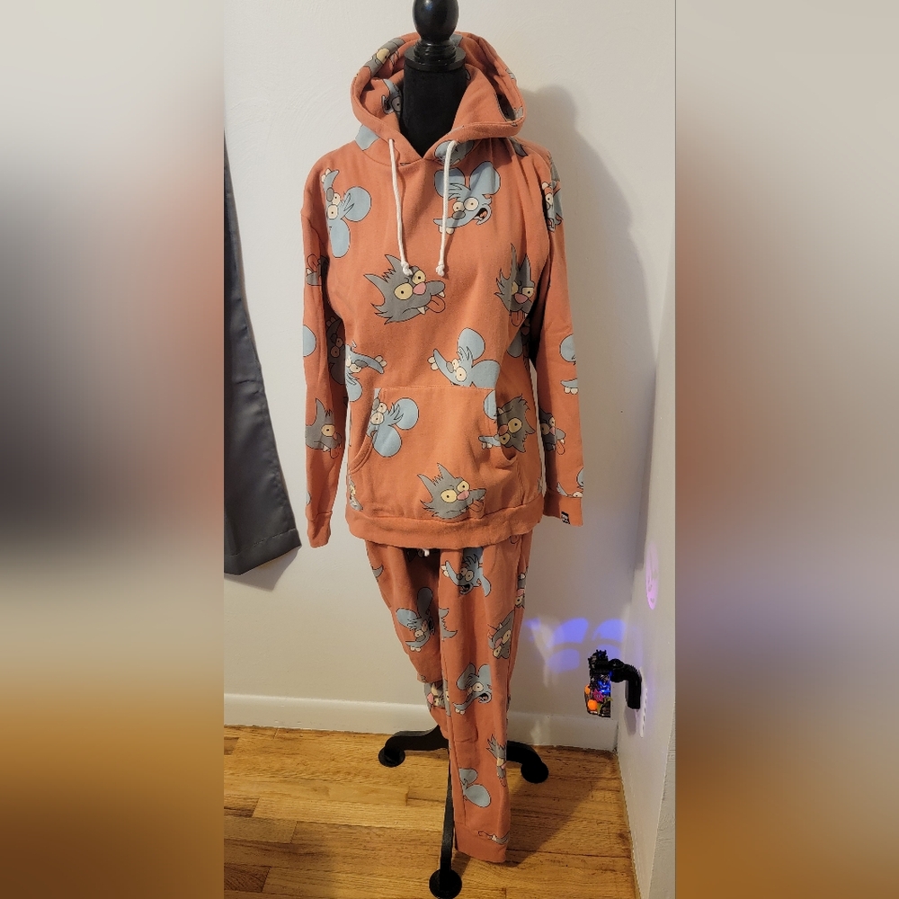 Drop Dead Itchy & Scratchy Hoodie and Joggers Set